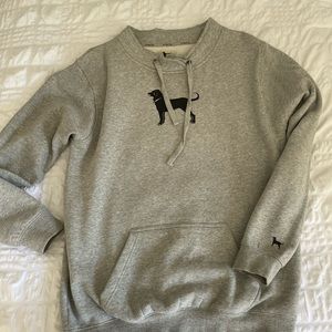 The black dog Fisherman cow neck sweatshirt